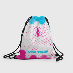 Рюкзак-мешок 3D Tomb Raider neon gradient style по-центру
