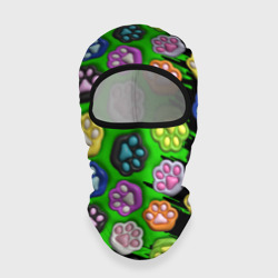 Балаклава 3D Паттерн лапка слайм