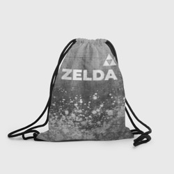 Рюкзак-мешок 3D Zelda - grey gradient посередине