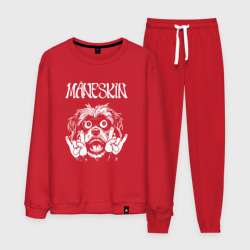 Мужской костюм хлопок Maneskin rock dog