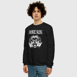 Мужской свитшот хлопок Maneskin rock dog - фото 2