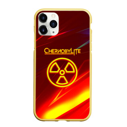 Чехол для iPhone 11 Pro Max матовый Чернобыль лайт стрипсы