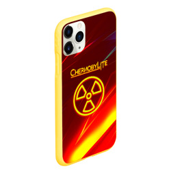 Чехол для iPhone 11 Pro Max матовый Чернобыль лайт стрипсы - фото 2