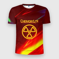 Мужская футболка 3D Slim Чернобыль лайт стрипсы