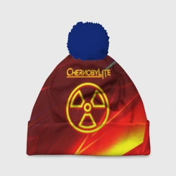 Шапка 3D c помпоном Чернобыль лайт стрипсы