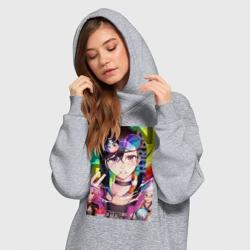 Платье-худи хлопок Дандадан Момо Аясэ - фото 2