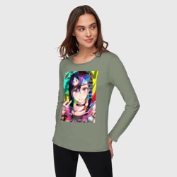 Женский лонгслив хлопок Дандадан Момо Аясэ - фото 2