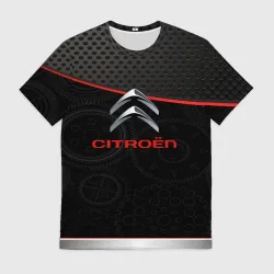 Мужская футболка 3D Citroen auto car
