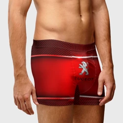 Мужские трусы 3D Peugeot metal steel - фото 2