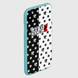 Чехол для iPhone XS Max матовый Red Dead Redemption 2 pattern  - фото 2