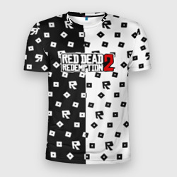 Мужская футболка 3D Slim Red Dead Redemption 2 pattern 