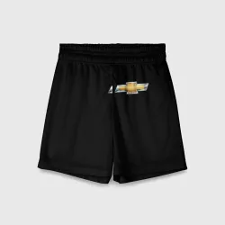Детские спортивные шорты 3D Chevrolet logo