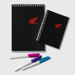 Блокнот Honda red logo auto steel