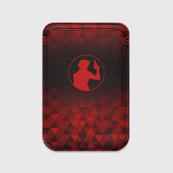 Картхолдер Magsafe магнитный Cowboy Bebop red poly
