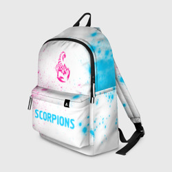 Рюкзак 3D Scorpions neon gradient style по-центру