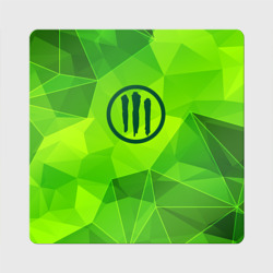 Магнит виниловый Квадрат Three Days Grace green poly