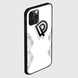 Чехол для iPhone 12 Pro Max Deep Purple white poly - фото 2