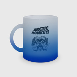 Кружка матовая стеклянная Arctic Monkeys - rock dog