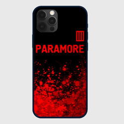 Чехол для iPhone 12 Pro Max Paramore - red gradient посередине