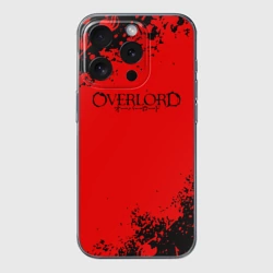 Чехол для iPhone 15 Pro Max силиконовый с защитой камеры Overlord anime 