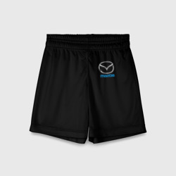 Детские спортивные шорты 3D Mazda logo auto