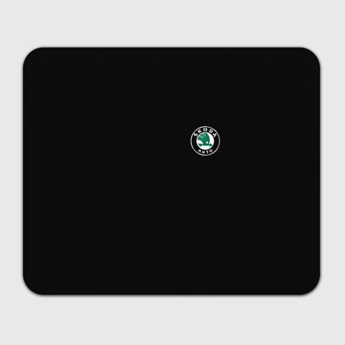 Прямоугольный коврик для мышки Skoda logo auto