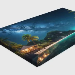 Холст прямоугольный Island beach и звездное небо - фото 3