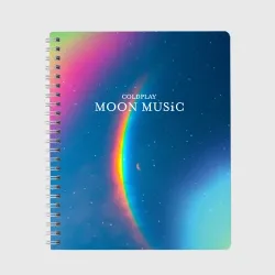 Тетрадь Moon music Coldplay