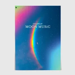 Постер Moon music Coldplay