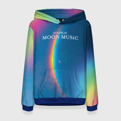Женская толстовка 3D Moon music Coldplay