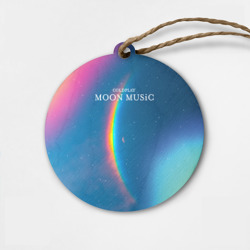 Деревянная игрушка круг Moon music Coldplay