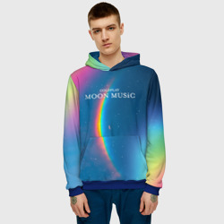 Мужская толстовка 3D Moon music Coldplay - фото 2