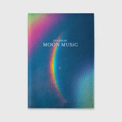 Обложка для автодокументов Moon music Coldplay