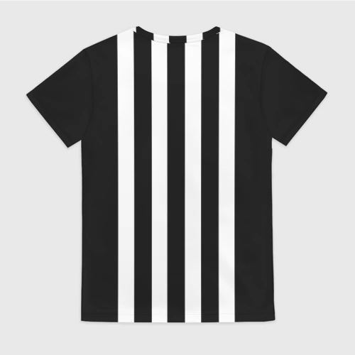 Женская футболка 3D с принтом Четыре пингвина, вид сзади #1