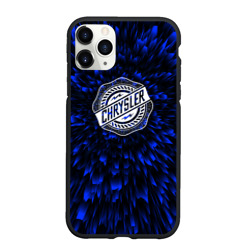 Чехол для iPhone 11 Pro Max матовый Chrysler blue energy