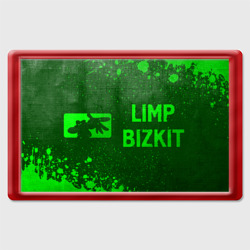 Магнит 45*70 Limp Bizkit - green gradient по-горизонтали