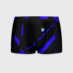 Мужские трусы 3D BMW blue geometry
