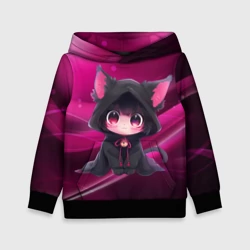 Детская толстовка 3D Куроми - милый котёнок в капюшоне