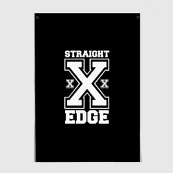 Постер Straight edge SXE