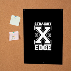 Постер Straight edge SXE - фото 2