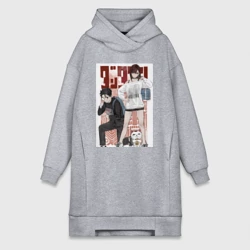 Платье-худи хлопок Дандадан Кэн Такакура Момо Аясэ