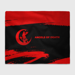 Плед 3D Angels of Death - red gradient по-горизонтали