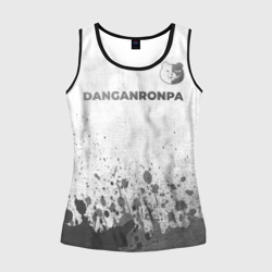 Женская майка 3D Danganronpa - white gradient посередине