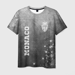 Мужская футболка 3D Monaco - grey gradient вертикально
