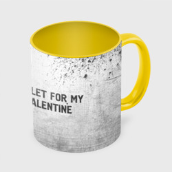 Кружка с полной запечаткой Bullet For My Valentine - white gradient по-горизонтали
