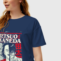 Женская футболка хлопок Oversize Акира Тетсуо Канеда - фото 2