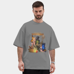 Мужская футболка Oversize хлопок premium Капитолий - Сэр Троглодит - фото 2