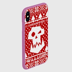 Чехол для iPhone XS Max матовый Вязаный warhammer waaagh - фото 2