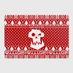 Магнитный плакат 3Х2 Вязаный warhammer waaagh