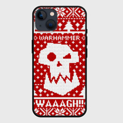Чехол для iPhone 14 Вязаный warhammer waaagh